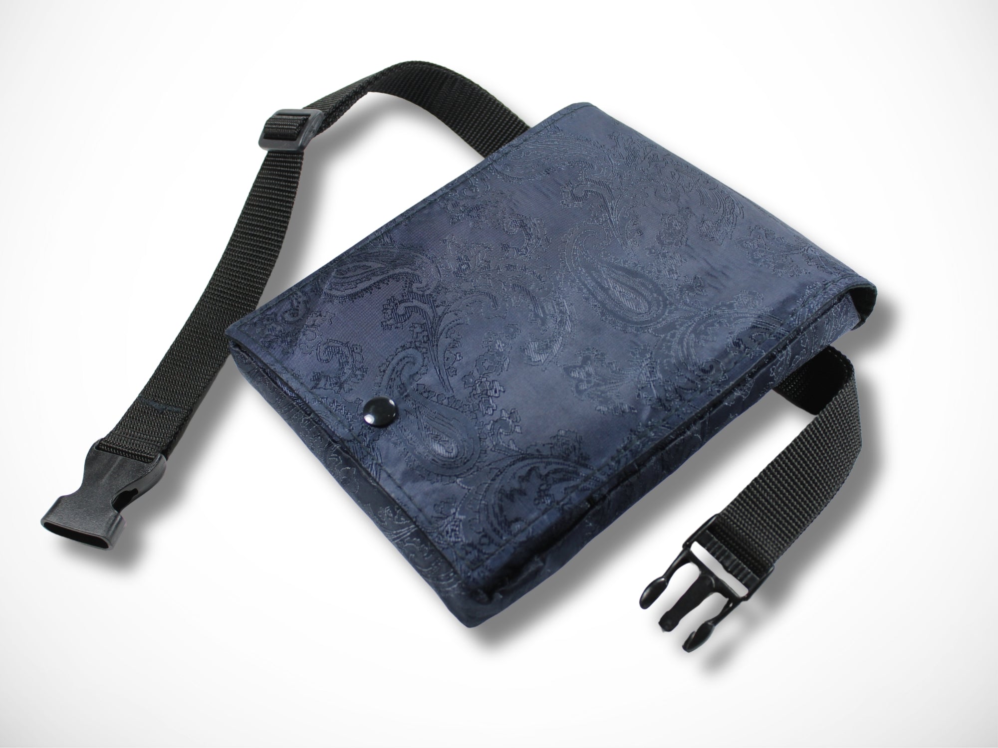 Ornamente Friseur Werkzeugtasche Blau für Friseurscheren im Friseursalon