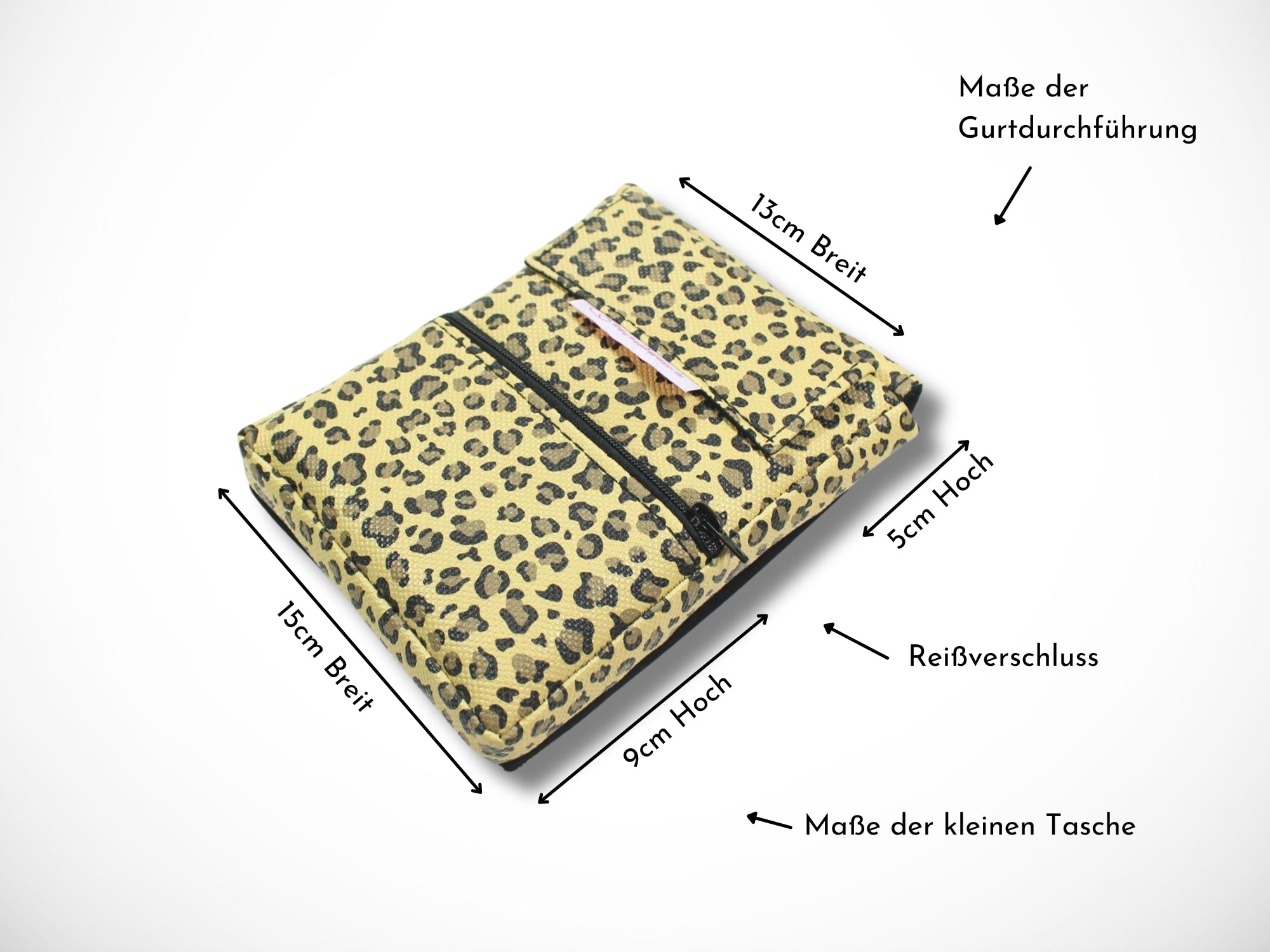 Kunstleder Friseurtasche im Leopard design für Friseurin im Friseursalon Friseurwerkzeug Scherentasche