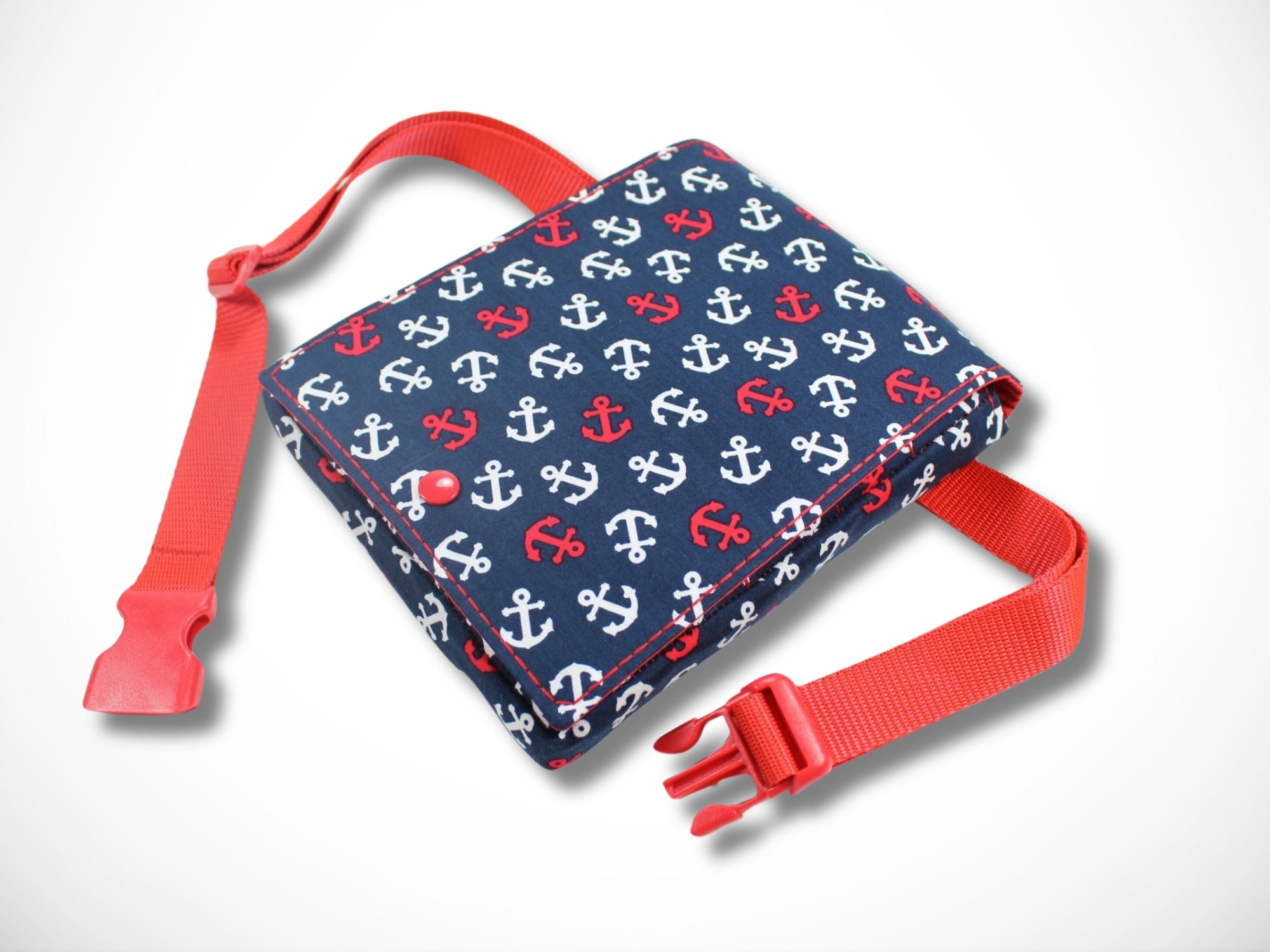 Friseur Scherentasche aus Baumwolle mit Anker in Blau für Friseurwerkzeug für Friseurin