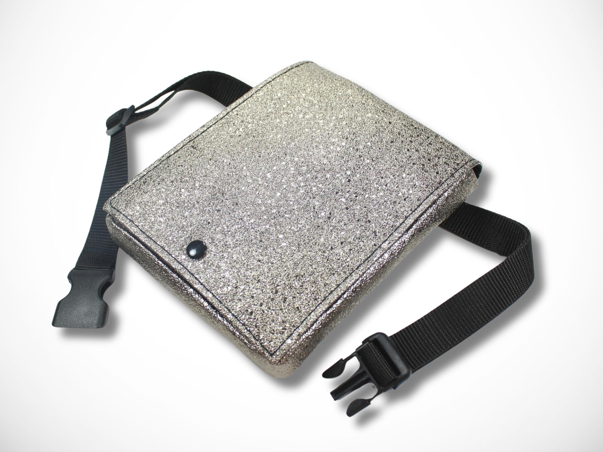 Friseur Scherentasche aus Kunstleder in bronze mit Glitzer Effekt für Friseurwerkzeug Friseurin Friseurschere Scherentasche