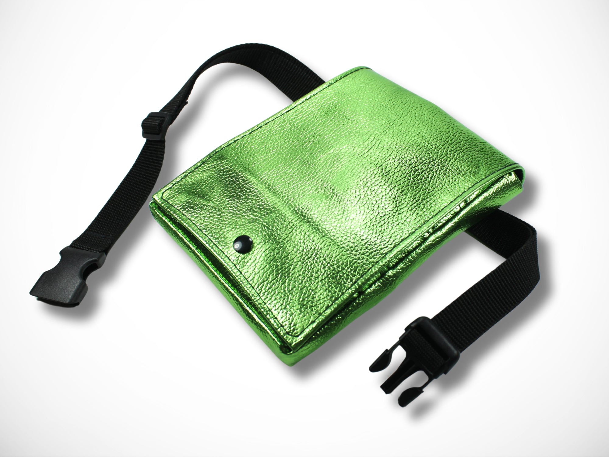 Friseur Werkzeugtasche Metallic Grün für Friseurscheren Friseurin im Friseursalon