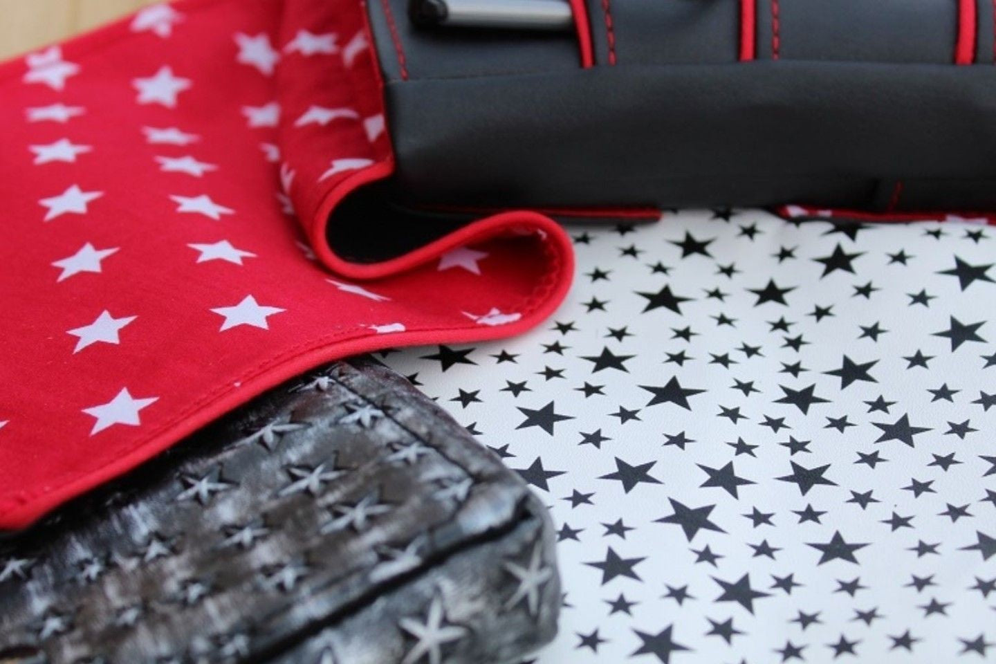 Friseur Werkzeugtaschen mit Sterne aus Baumwolle und Kunstleder