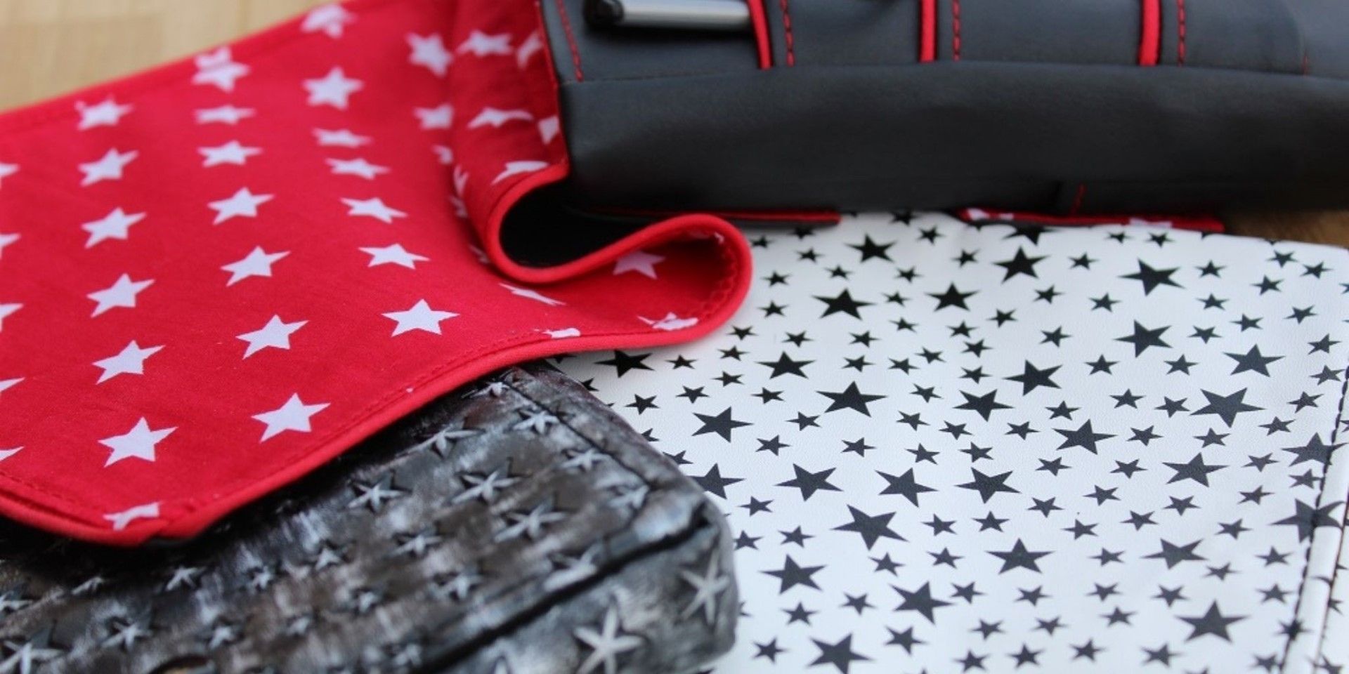 Friseur Werkzeugtaschen mit Sterne aus Baumwolle und Kunstleder