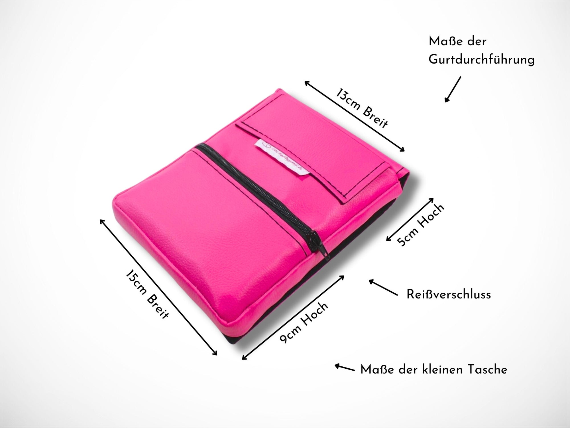 Friseur Scherentasche aus Kunstleder in Pink für Friseur Scheren und Friseurwerkzeug Friseurholster