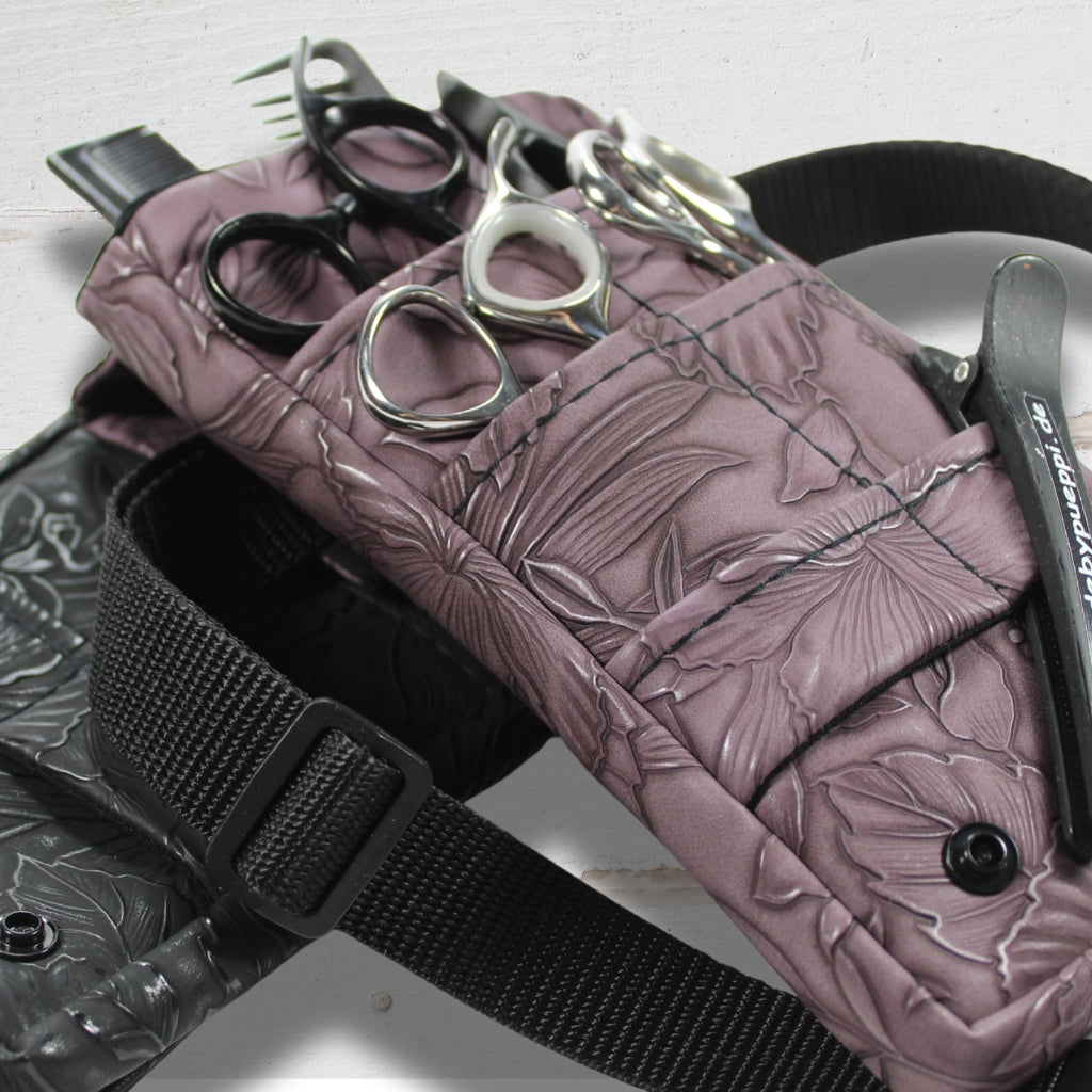 Kompakte und kleine Scherentaschen für Friseure und Azubis mit Platz für 4 Scheren.