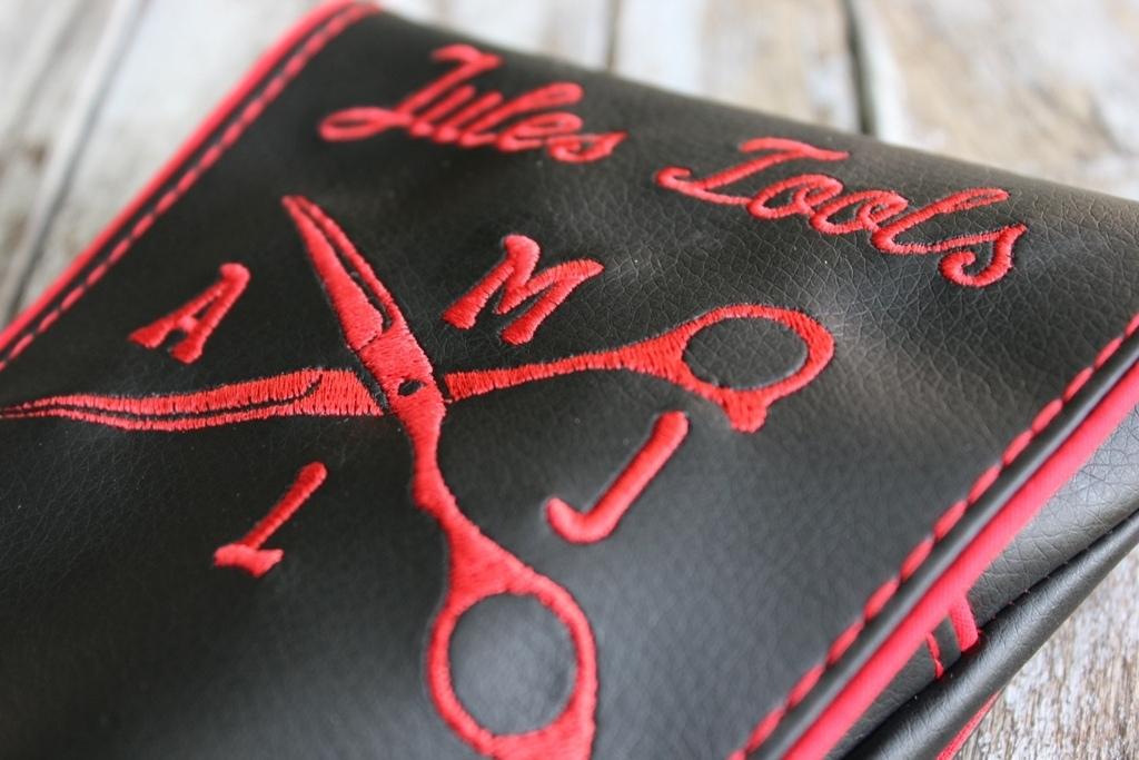 Personalisierte Friseur Werkzeugtaschen mit Namen und Salon Logos