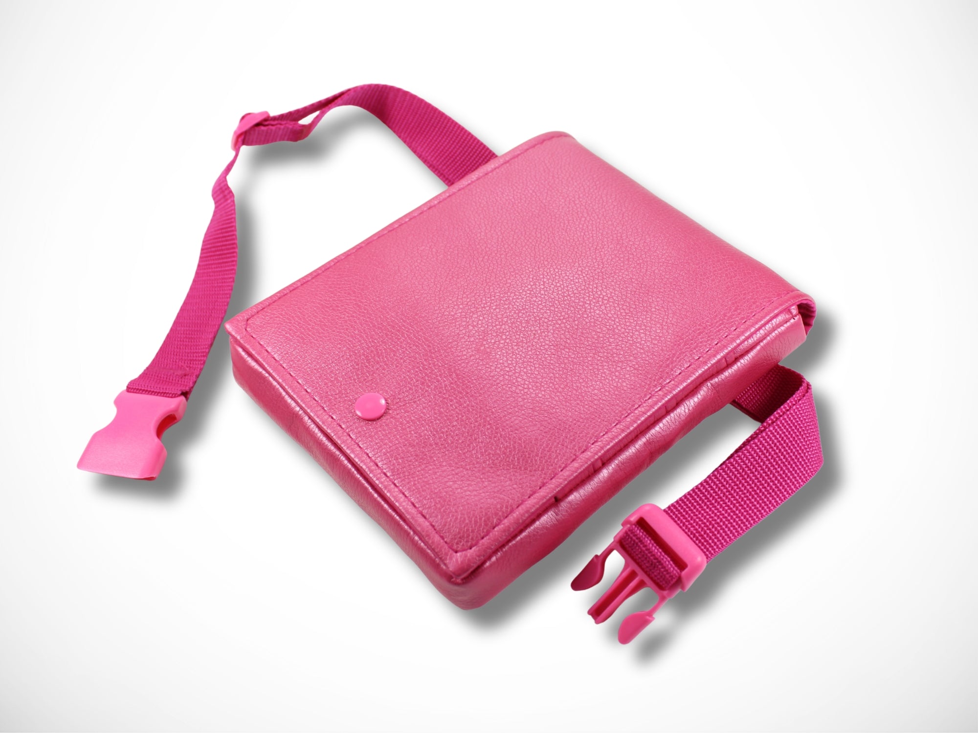 Pinke Kunstleder Friseurtasche für Friseurscheren im Friseursalon