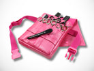 Pinke Kunstleder Friseurtasche für Friseurscheren im Friseursalon